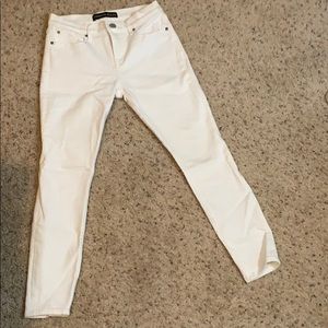 Women’s Express white jean midrise leggings